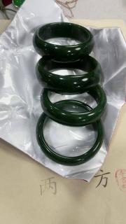 和田玉宽版轮胎镯,来啦翡翠手镯 玉器 珠宝玉石 天然翡翠