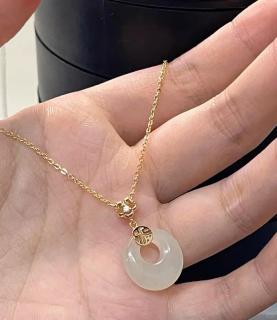 妈呀妈呀!!blingbling的和田玉平安扣✨